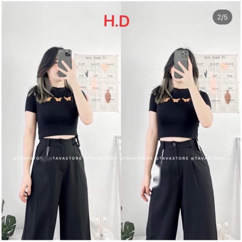 Áo croptop ba bướm HĐ12