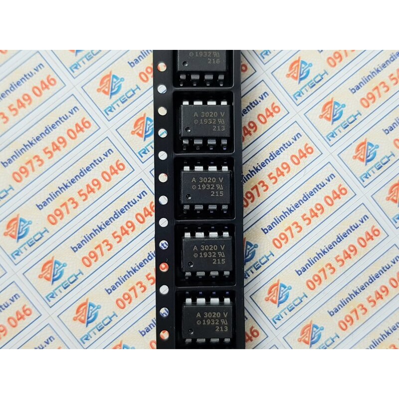 [Combo 5 chiếc] A3020V A3020 HCPL-3020 Opto SOP-8