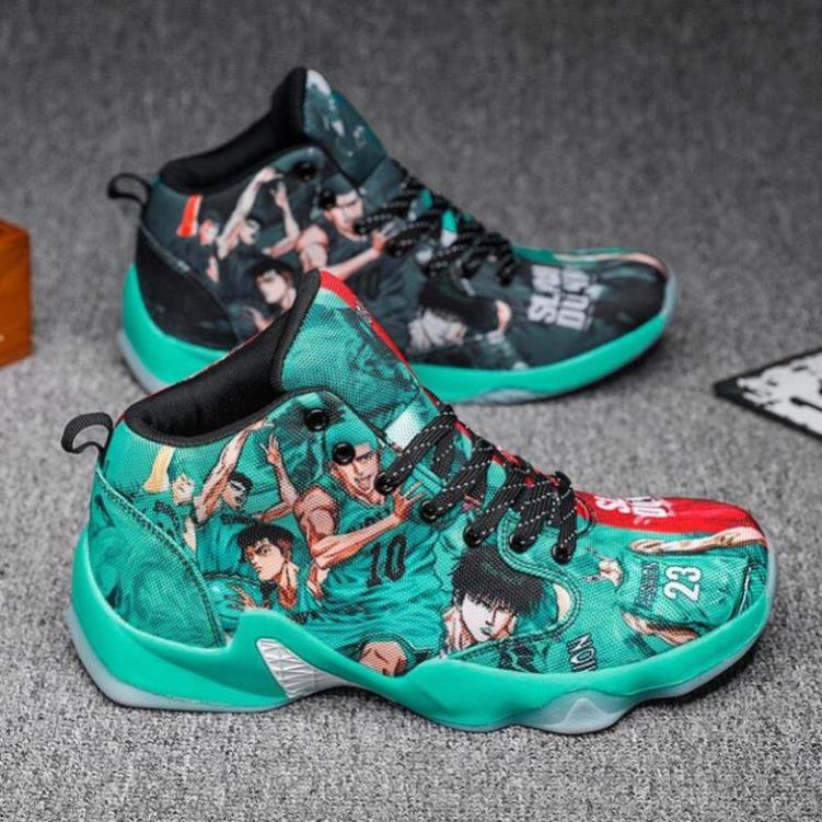 NEW 33-47 Giày bóng rổ cao cổ chân cho nam giới Chạy bộ Huấn luyện viên Anime Cặp đôi Giày thể thao " !! x