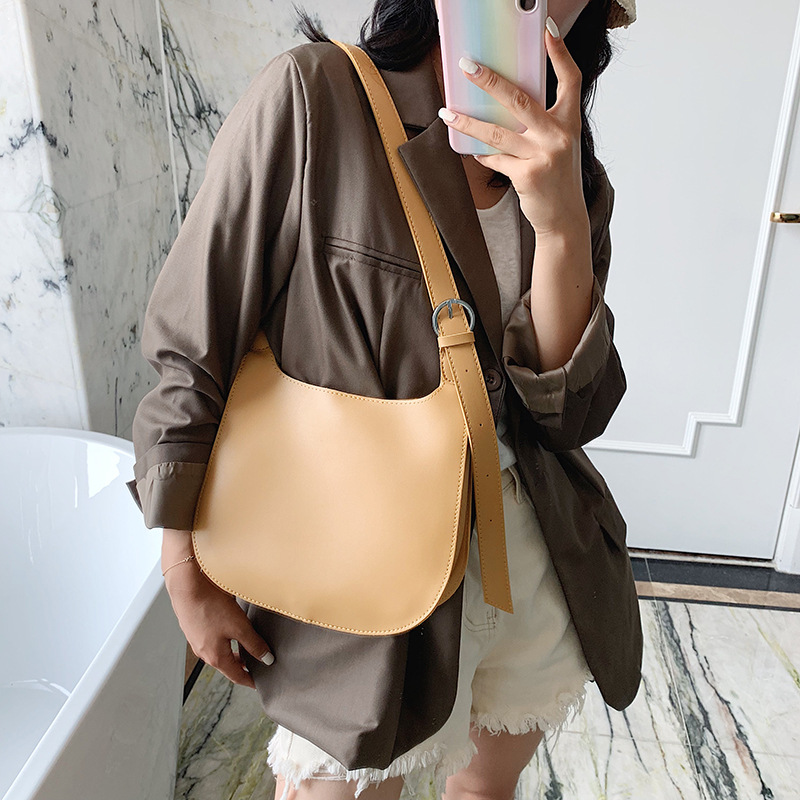 Túi Đeo Vai JASMIN NOIR Dành Cho Nữ Có Sức Chứa Lớn Đơn Giản Phong Cách Cổ Điển