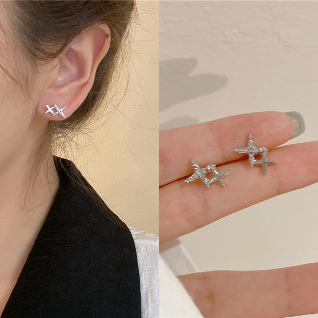 Khuyên Tai Hình Ngôi Sao Nhỏ Đơn Giản Thời Trang