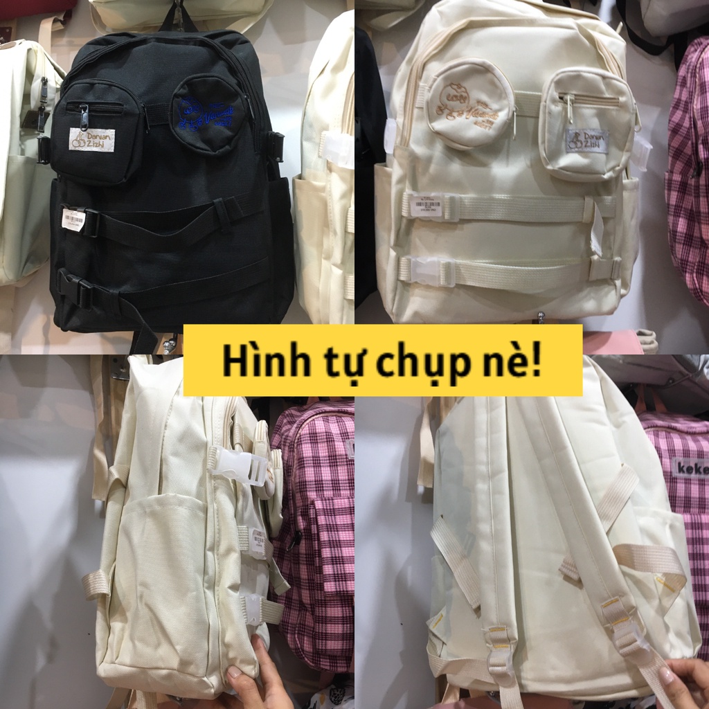 Balo ulzzang Đựng Lap 15 inch, balo vải Oxford chống nước, đi học, đi du lịch, cặp Hàn Quốc 2023