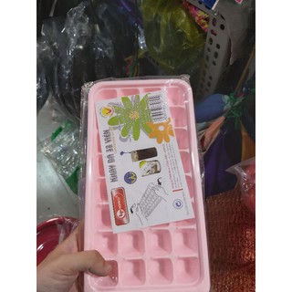 khay đá 32 viên hafaco, khay đá nhựa tốt 32v, vỉ làm đá