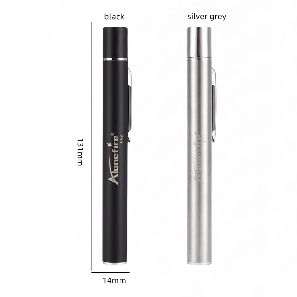 Đèn pin mini ALONEFIRE P62 ánh sáng trắng/vàng tiện dụng