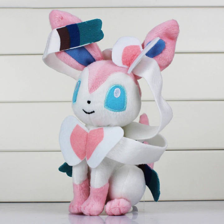 GẤU BÔNG POKEMON EEVEE (EEVUI) SYLVEON HỆ TIÊN (20CM---&gt;30CM) MỚI 100%, HÀNG CAO CẤP LOẠI 1