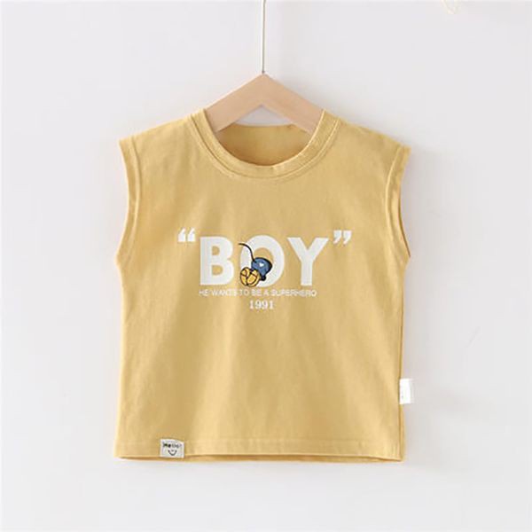 Áo ba lỗ bé trai chất cotton size 11 - 65kg - Áo BOY