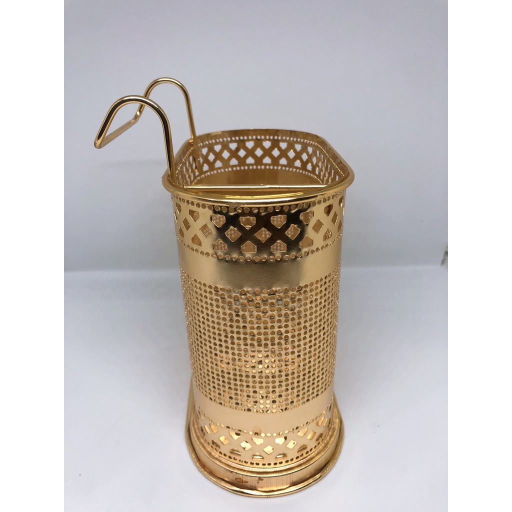 🤞 Ống đựng đũa ️, Ống Đũa Inox Mạ Vàng Đồng  - Kiểu Dáng Đẹp | BigBuy360 - bigbuy360.vn