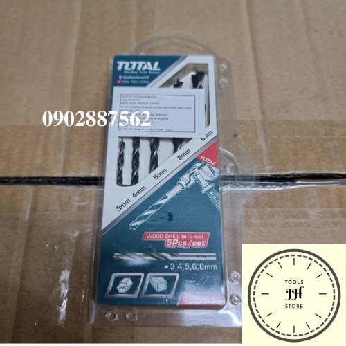 4-10mm Bộ mũi khoan bê tông 5 chi tiết Total TACSD5055