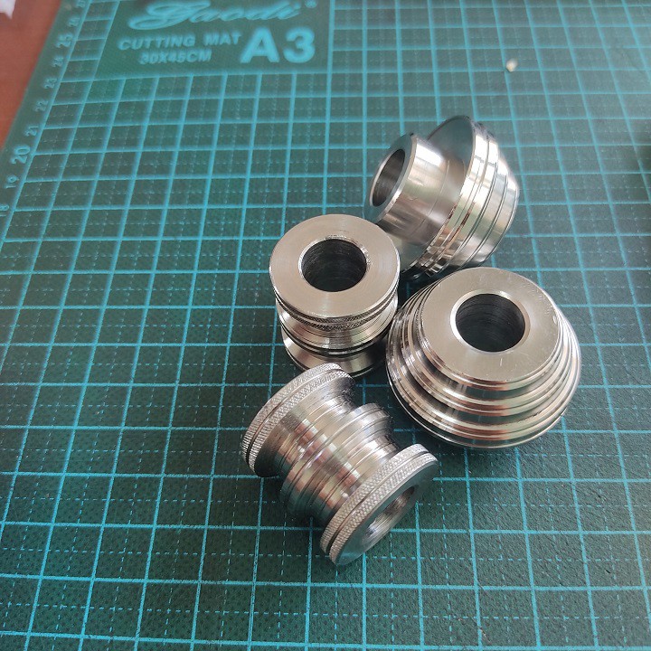 [Bộ 2 con] Canh bánh xe trước sau INOX - Dành cho Dr/wave -  Sirius - Ex135