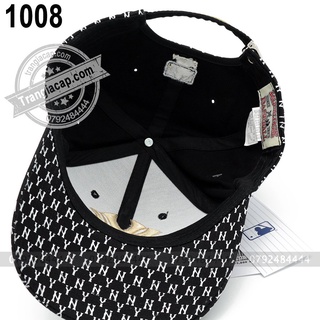 NÓN KẾT MLB MONOGRAM NY NÂU ĐEN
