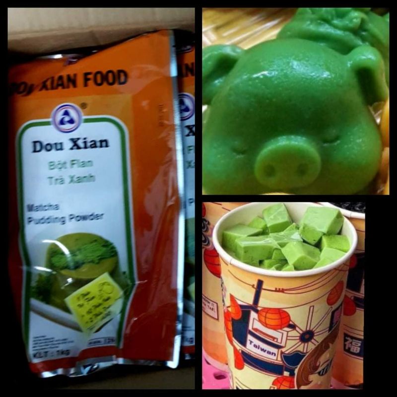 bột puding matcha 1kg