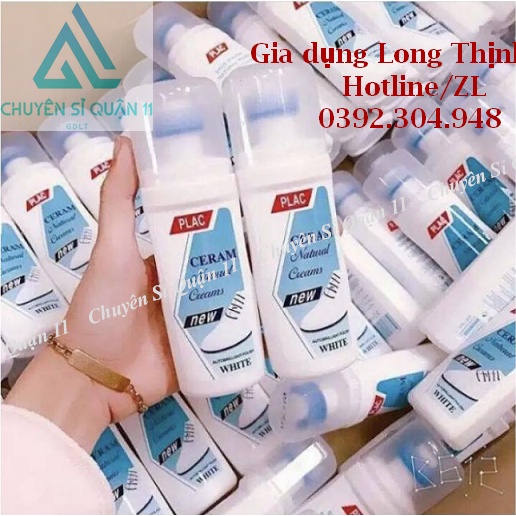 Chai Nước Lau Giày thần thánh PLAC, nước tẩy trắng giày đầu chà dễ sử dụng 100ml