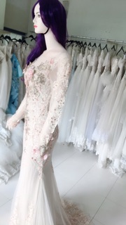 Váy cưới-Dạ hội Cá cao cấp eo 68-72
