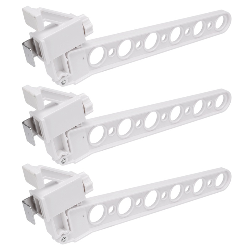 Bộ 3 Móc Phơi Quần Áo Không Cần Khoan Tiện Dụng Cho Cắm Trại RV