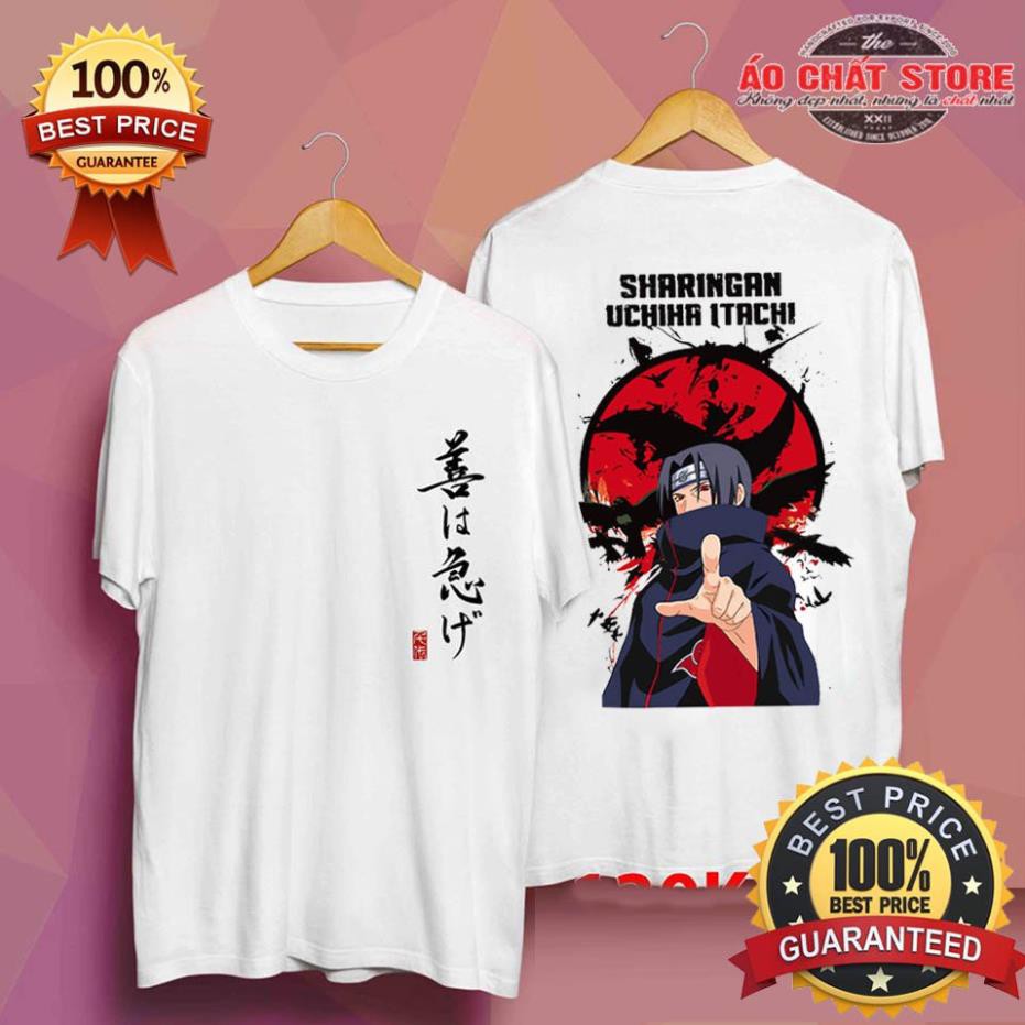 RẺ VÔ ĐỊCH - Áo Uchiha Itachi Naruto Siêu Độc | Áo Thun Naruto Unisex ITACHI Đẹp NT05