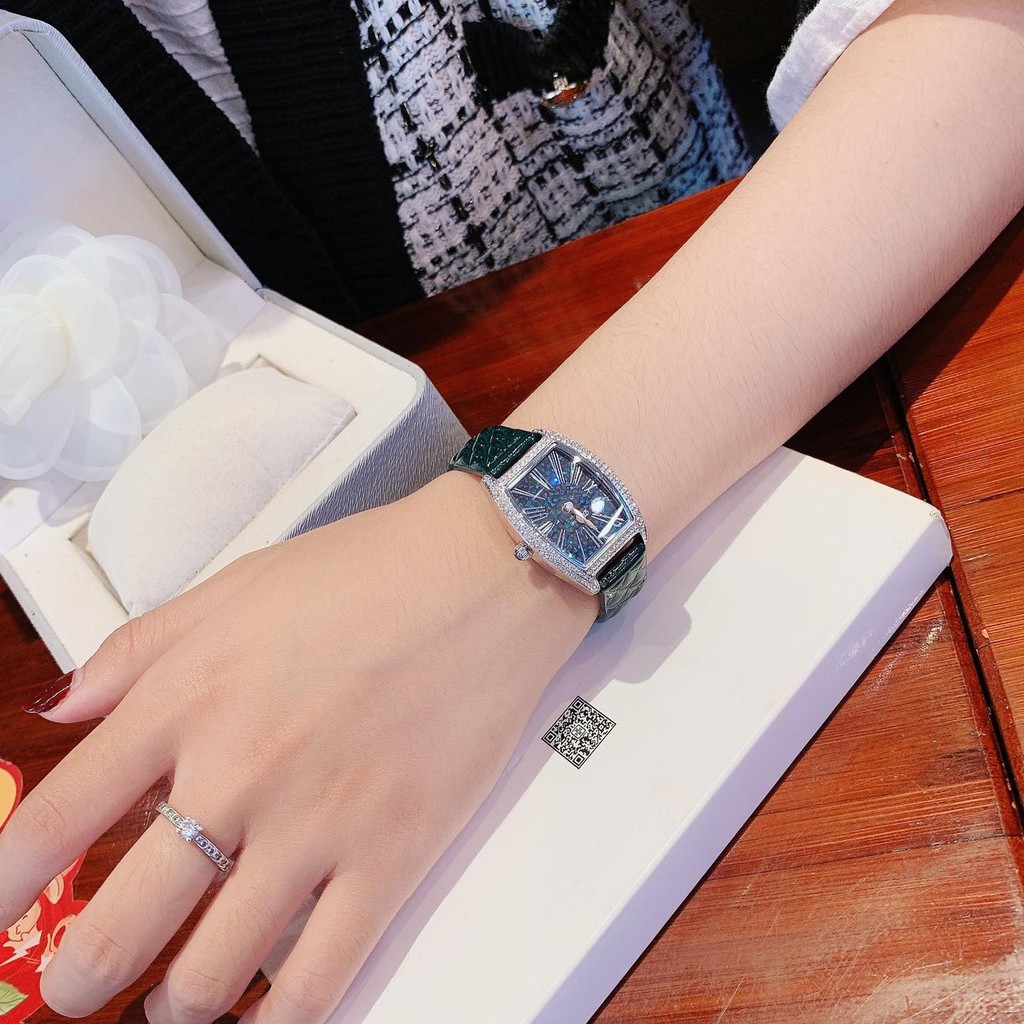 ĐỒNG HỒ NỮ DAVENA ĐÍNH ĐÁ FULL CHANH SẢ