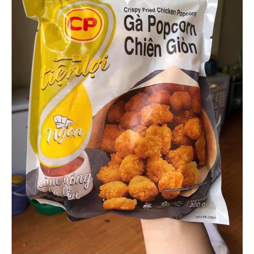 Gà Viên Popcorn CP 300g/gói - Làm Nóng Ăn Liền ( Giao hàng Hà Nội 30p)