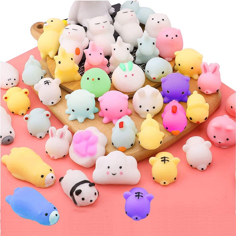 Đồ chơi squishy ZHAN QI TOYS giải tỏa căng thẳng thiết kế hình động vật dễ thương