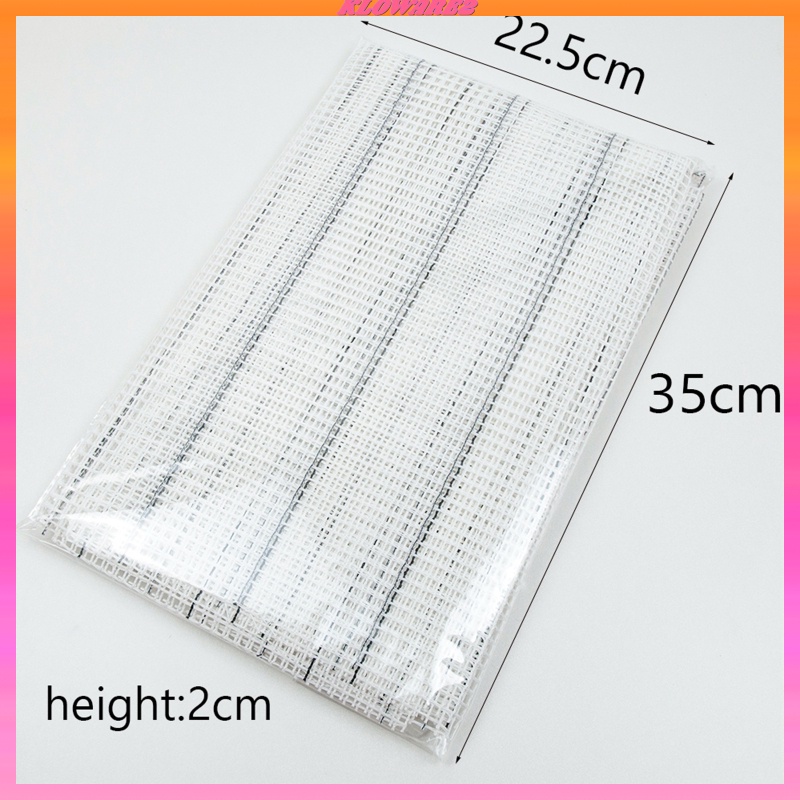 1x1.5m Lưới Móc Vải Móc Tự Làm Thảm Canvas