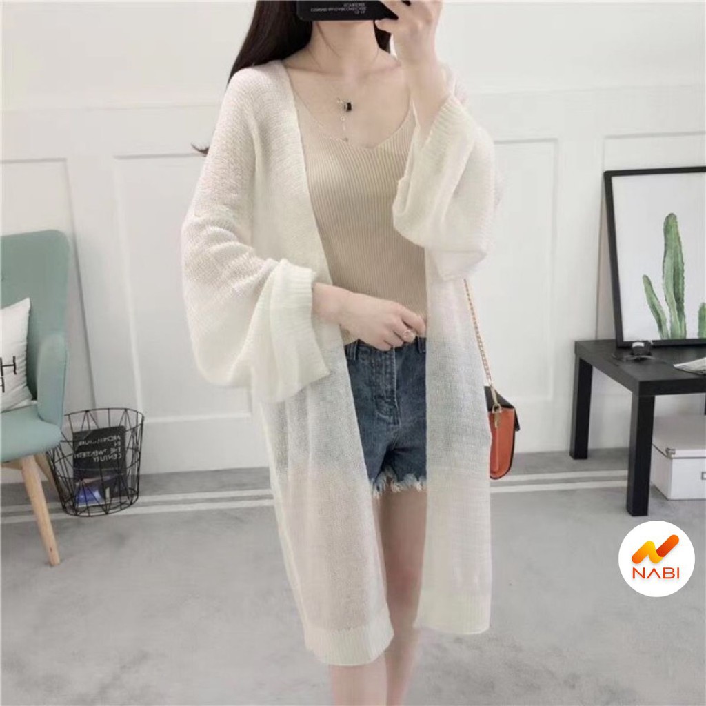 Áo Cadigan🌹FREESHIP🌹Áo Khoác Len Mỏng Dáng Dài Siêu Đẹp AN46