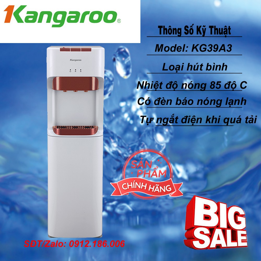 Cây nước nóng lạnh Kangaroo KG39A3 - Hàng chính hãng