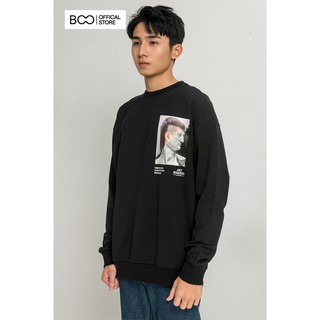  Áo Nỉ BOO Nam Form Rộng Màu Đen Cá Tính In Hình Davis Bảnh