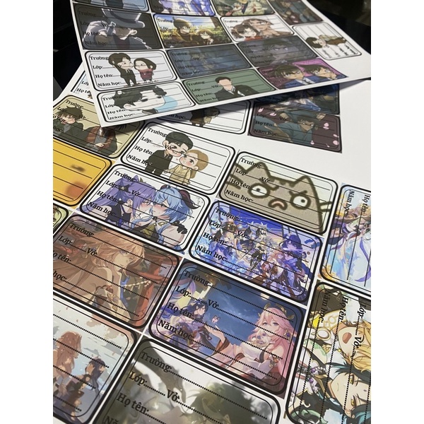 In nhãn vở theo yêu cầu  - Tiệm Tichan