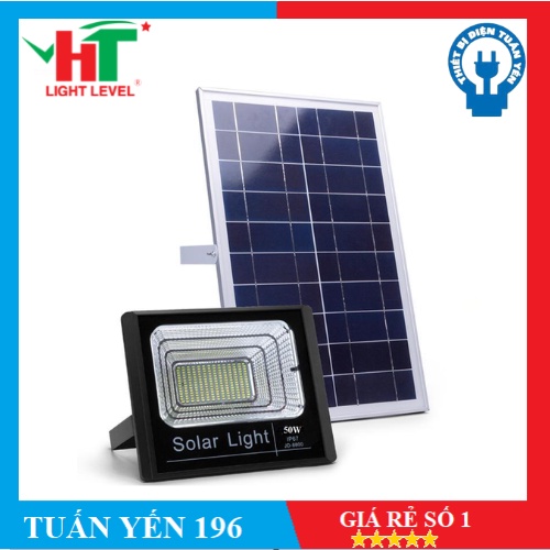 Đèn Pha Năng Lượng Mặt Trời 50W - tiết kiệm điện, tuổi thọ cao