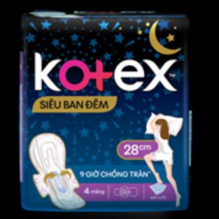 Băng Vệ Sinh Kotex Style Đêm dầy cánh 28cm