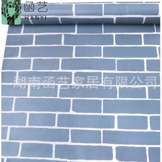 [Sale Sốc Xả Kho] Giấy Dán Tường Gạch Hồng 0.45*10m