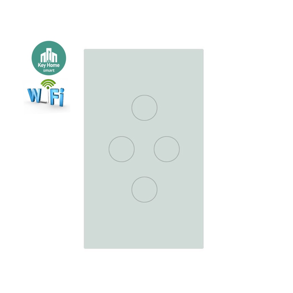 Công tắc thông minh cao cấp Tuya Smart Life - Công tắc cảm ứng kết nối Wifi và Bluetooth-Cần dây N