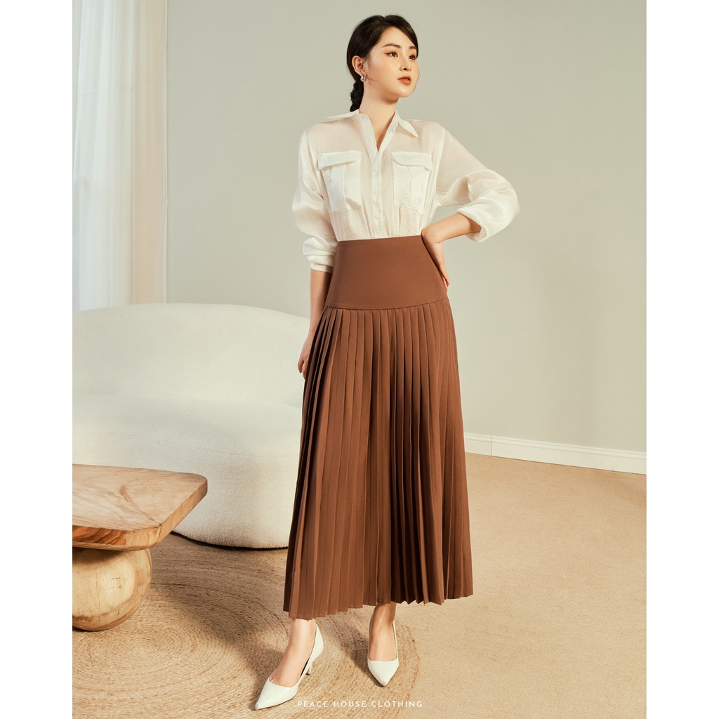 Áo sơ mi tơ nắp túi , Peace House Clothing