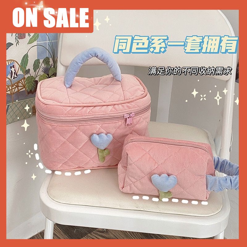 [Hàng mới về] Túi đựng mỹ phẩm vật dụng vệ sinh cá nhân sức chứa lớn mới nhỏ gọn đáng yêu dành cho nữ