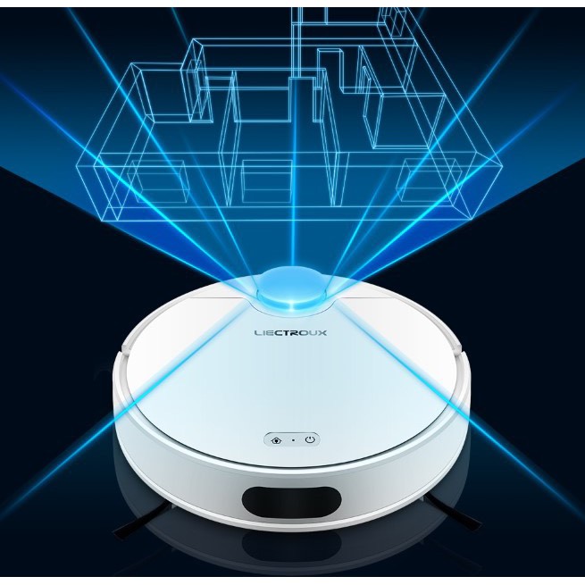 Robot Hút Bụi Lau Nhà LIECTROUX ZK901 - Lực Hút 2100pa - mới nguyên seal 100% 2021