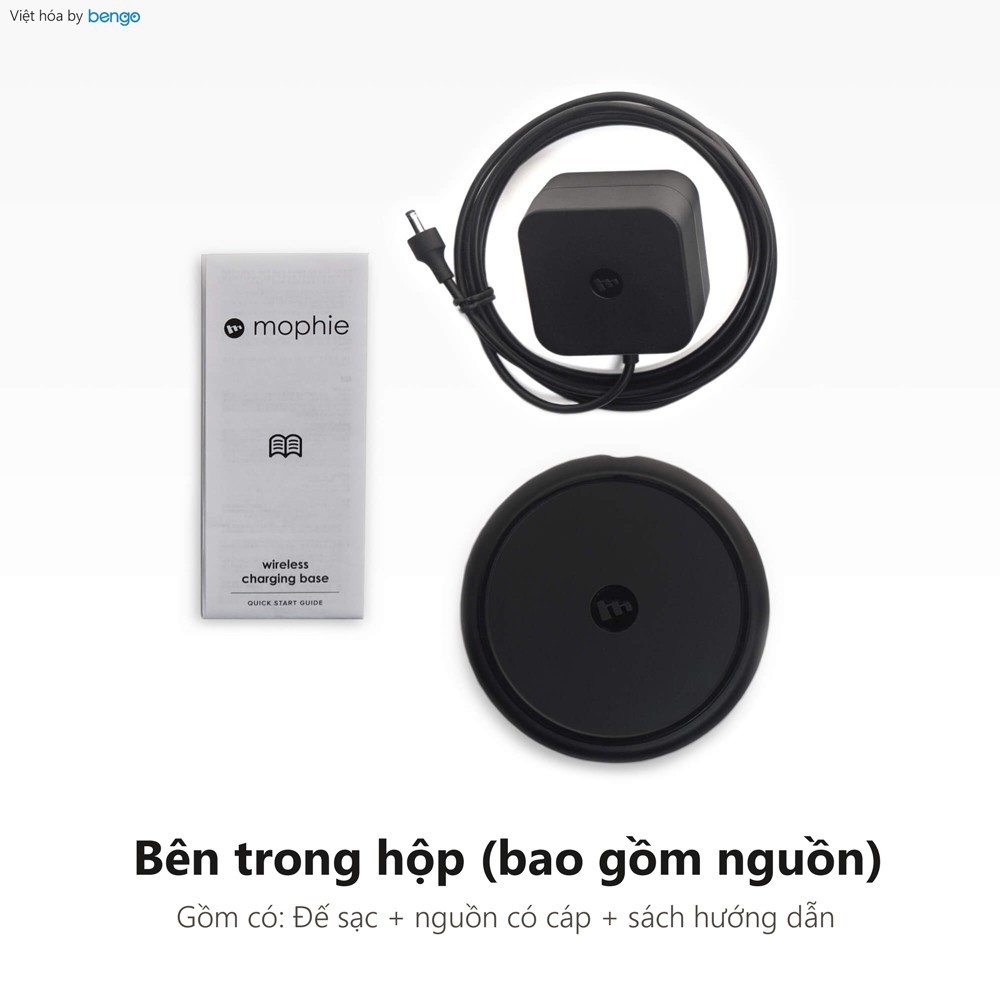 Ðế sạc nhanh không dây MOPHIE chuẩn QI