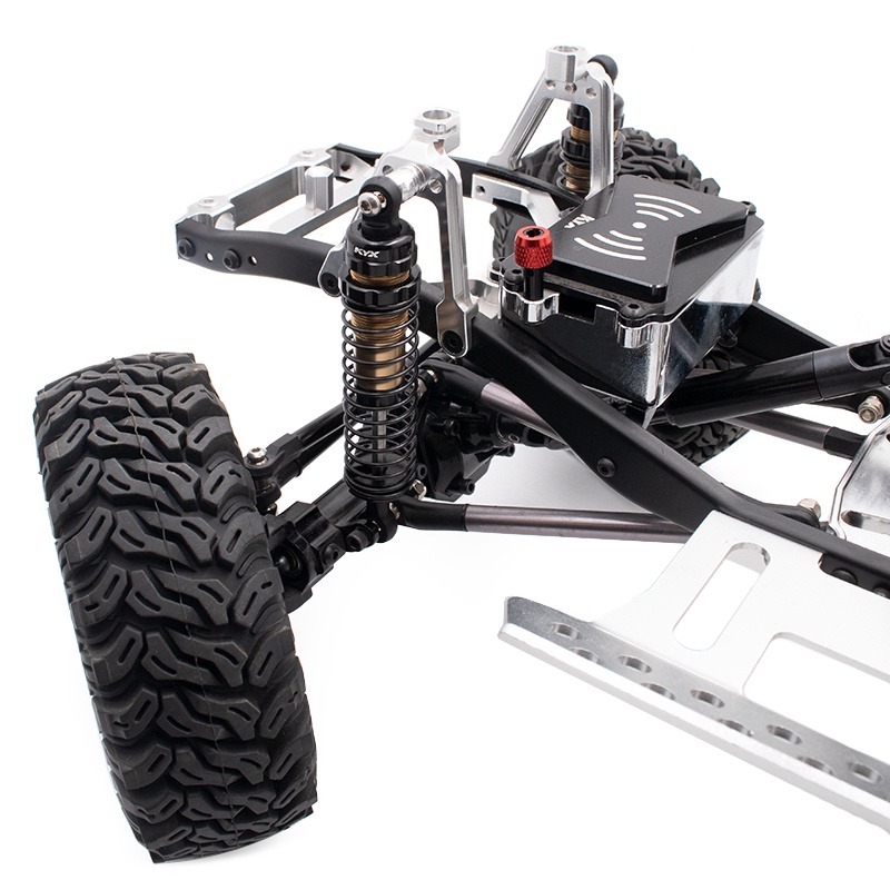 Phuộc Giảm Xóc 90mm Bằng Kim Loại Cho Xe Điều Khiển Từ Xa TRX4 SCX10 D90 RGT EX86100 1 / 8