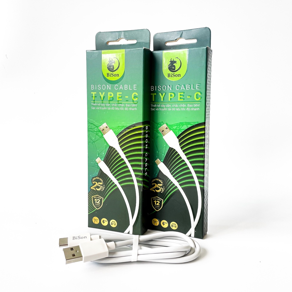 Cáp Sạc Bison cổng USB Type C