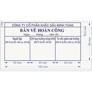 Dấu Bản Vẽ Hoàn Công