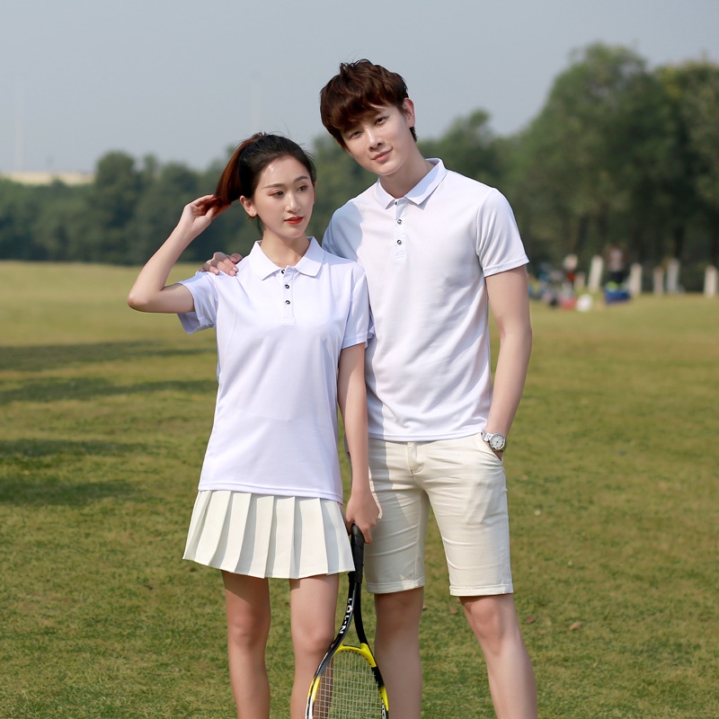 Áo POLO màu TRẮNG - Áo phông Trơn Nam Nữ,ngắn tay có cổ,vải cao cấp không xù,co dãn 4 chiều. Nhận IN ẤN theo yêu cầu