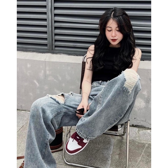 Quần Jean Rách Siêu Hot QC