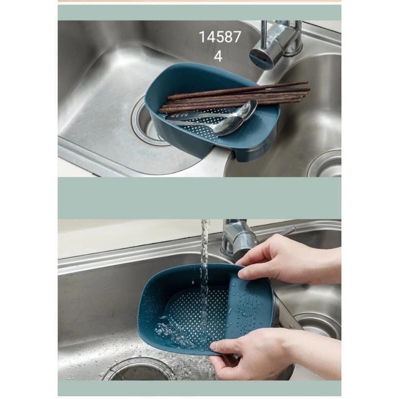 [CHUẨN HÀNG XỊN]Rổ, giá, giỏ đựng rác, lọc thức ăn thừa treo chậu rửa bát nhà bếp đa năng