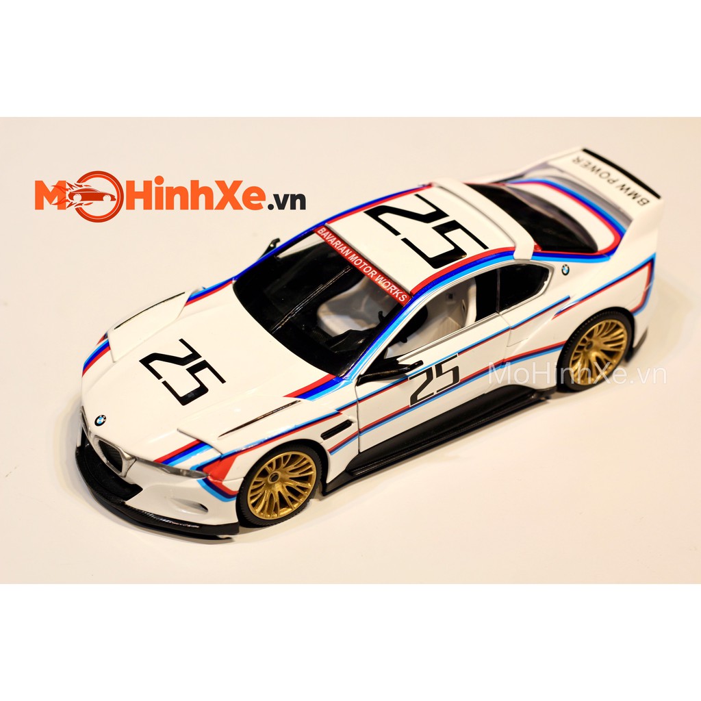 MÔ HÌNH XE BMW 3.0 CSL HOMMAGE R 1:24 MSZ