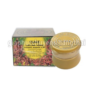 Kem mát xa mặt ISME Curcuma Herbal Cleansing Massage & Spa 40g
