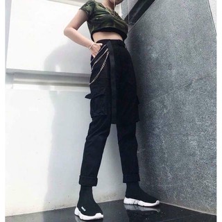 Quần túi hộp nam nữ box pant