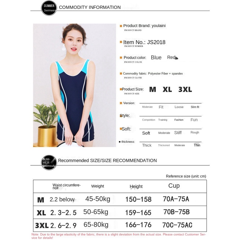 Bộ Đồ Bơi Liền Thân Thể Thao Nhanh Khô Cỡ Lớn Thời Trang Cho Nữ | BigBuy360 - bigbuy360.vn