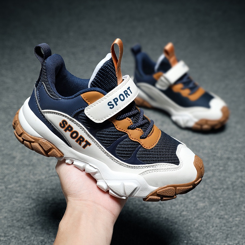 Giày Thể Thao Lưới Thoáng Khí Mới Cho Bé Trai