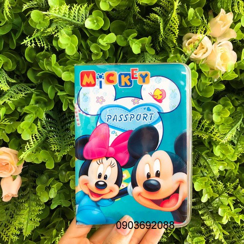 [HOT] Vỏ bọc bao passport hộ chiếu hình MIckey