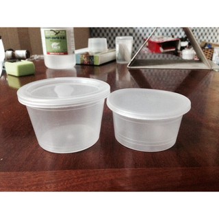50 hộp (hủ) nhựa làm caramen, sữa chua, bánh flan, rau câu có nắp đậy size lớn và nhỏ loại 1 dày dặn