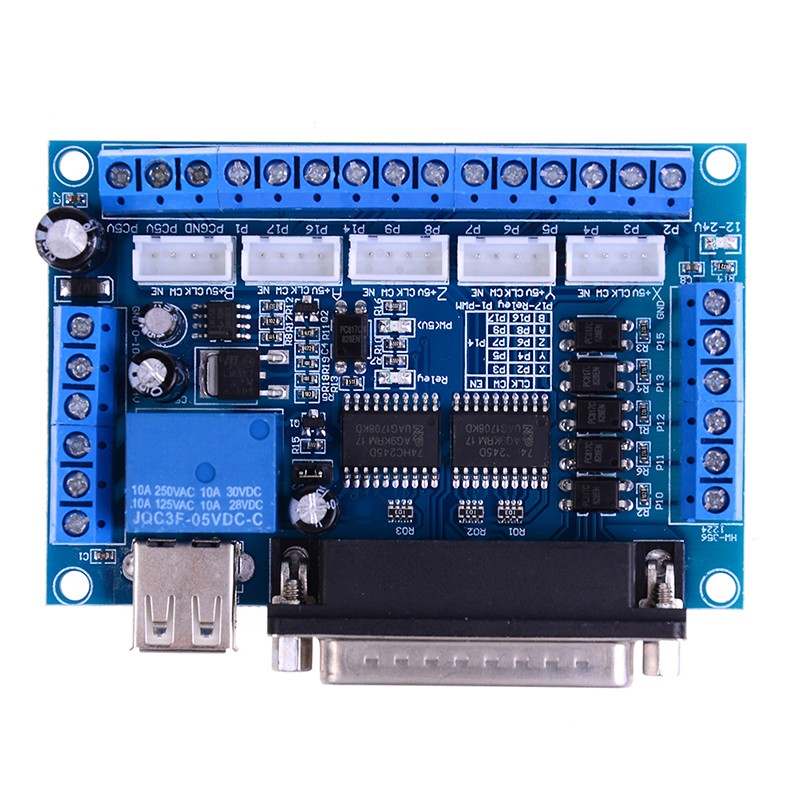 {factoryoutlet} MACH3 CNC 5 axis interface breakout board for stepper motor driver CNC mill adover