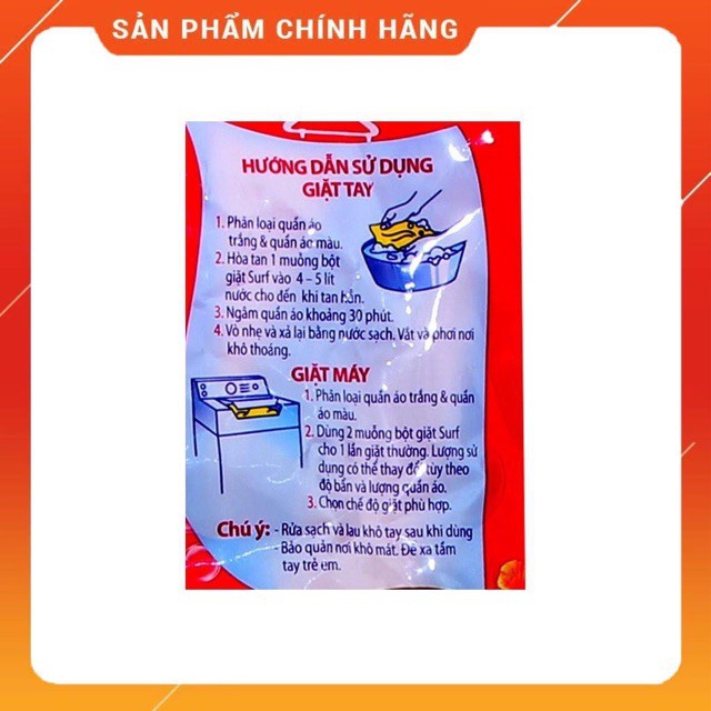 Bột giặt surt hương nước xả vải ngát hương thơm 5,8 kg